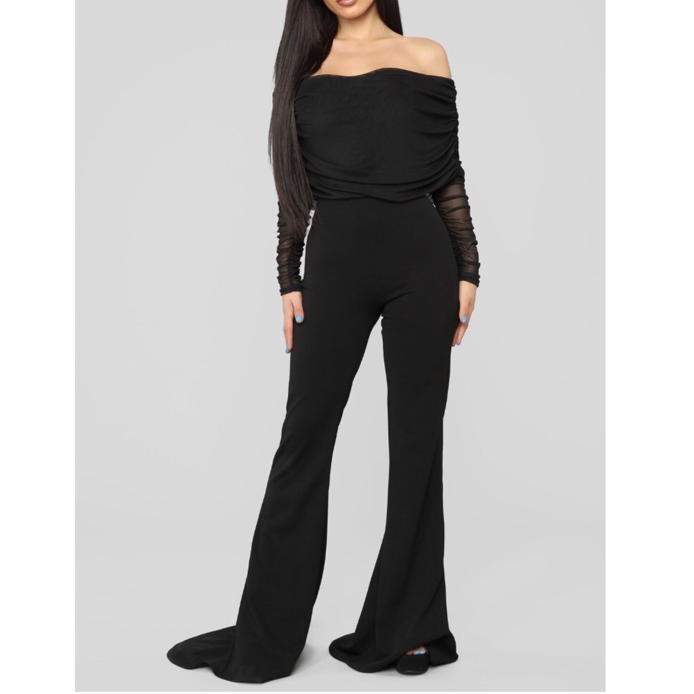 Long black jumpsuit